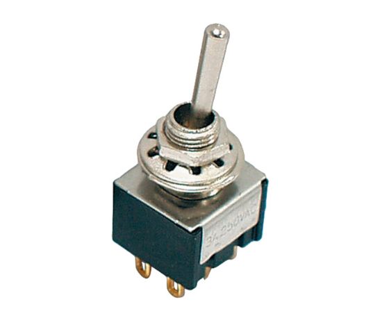 Picture of MINI TOGGLE SWITCH DPDT P/M SOL 3A 250VAC
