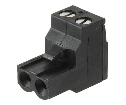 Picture of SOCKET CONNECTOR STR IN-LINE 2-WAY P=5.08 BLACK
