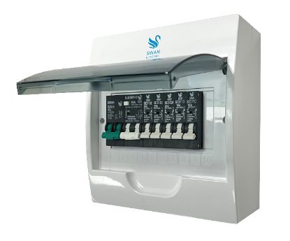 Picture of DB BOARD 10W SURFACE SAMITE TRAY WITH 7xBREAKERS