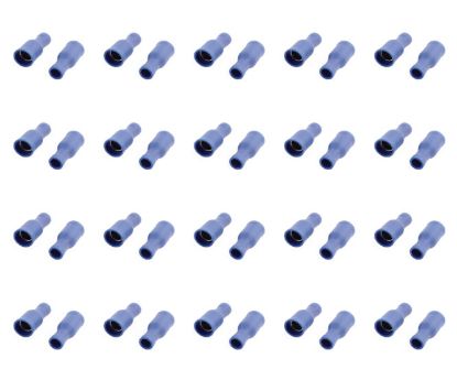 Picture of BULLET TERMINAL FULL-INS BLUE SOCKET 5mm - 1K/BAG