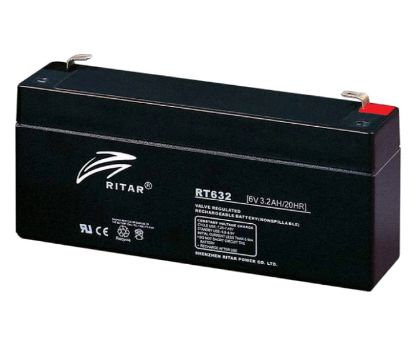Picture of BATTERY SLA 6V 3.2AH 134x35x61mm