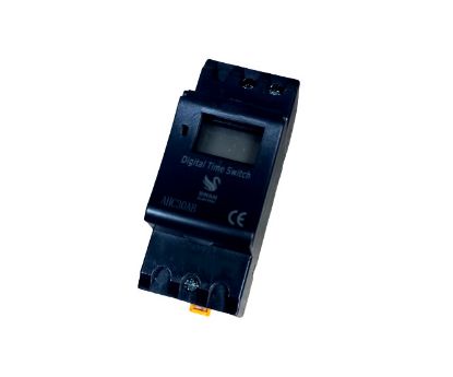 Picture of 220VAC DIGITAL WEEKLY PROGRAMMABLE TIMER 30A BLACK