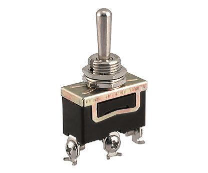 Picture of LARGE TOGGLE SWITCH SPDT (ON)-OFF-(ON) 250VAC 10A SCREW TERM