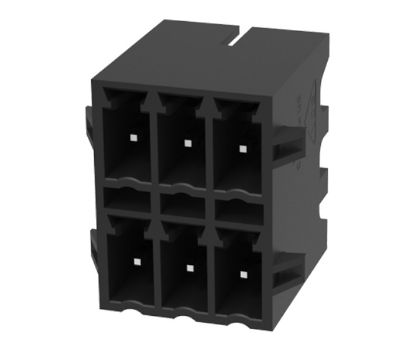 Picture of HEADER R/A PCB-MNT DIL 6P CLOSED P=3.5