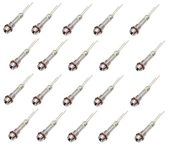 Picture of 3mm LED INDICATOR 24VDC RED - 100/BOX