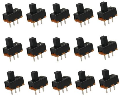 Picture of SLIDE SWITCH SPDT 11.3x5.8x9.6 PS=3.0MM - 1K/BAG