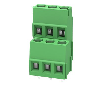 Picture of TERMINAL 6W 5.00 DOUBLE DECK 18A 250V - RIGHT STACK
