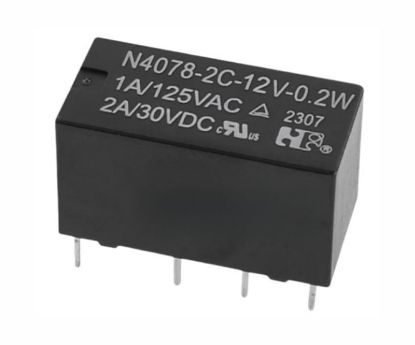Picture of RELAY PCB-MOUNT DPDT 12VDC 2A