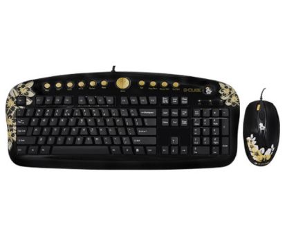 Picture of CORDED KEYBOARD AND MOUSE DESKTOP SET