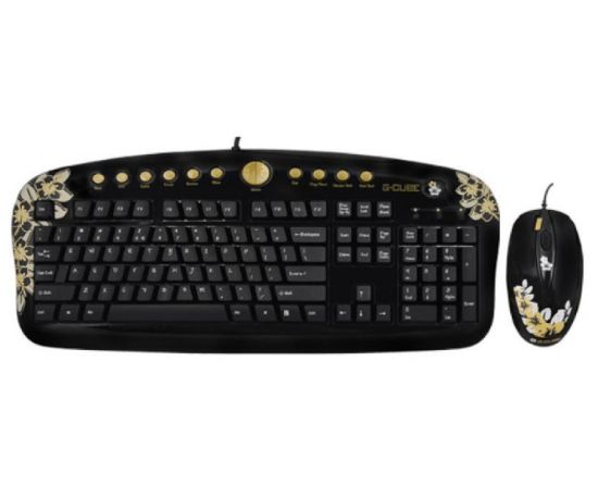 Picture of CORDED KEYBOARD AND MOUSE DESKTOP SET
