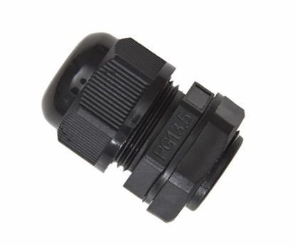 Picture of BLACK COMPRESSION GLAND PH=20mm CAB=6.5-12mm L=9mm