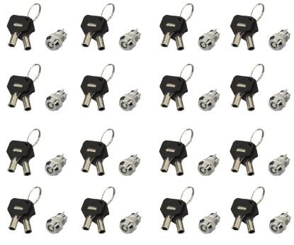 Picture of MINI BARREL KEY LOCK SWITCH ON-OFF KEY=102 - 100/BAG