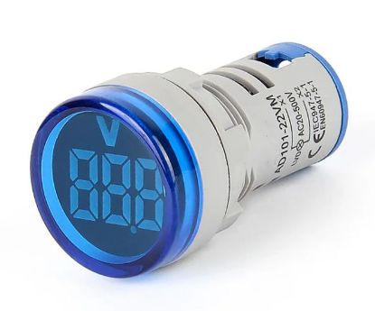 Picture of PILOT LIGHT/FREQUENCY INDICATOR BLUE 220VAC
