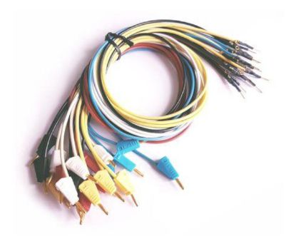 Picture of TEST LEAD SET 2mm BANANA PLUG TO 0.65mm TEST PIN 20PCS - 300mm