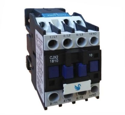 Picture of AC CONTACTOR 18A 230VAC COIL 3POLE N.O. & 1NO AUX