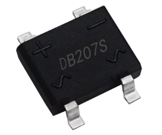 Picture of SMD BRIDGE RECTIFIER 2A 1KV SOIC4