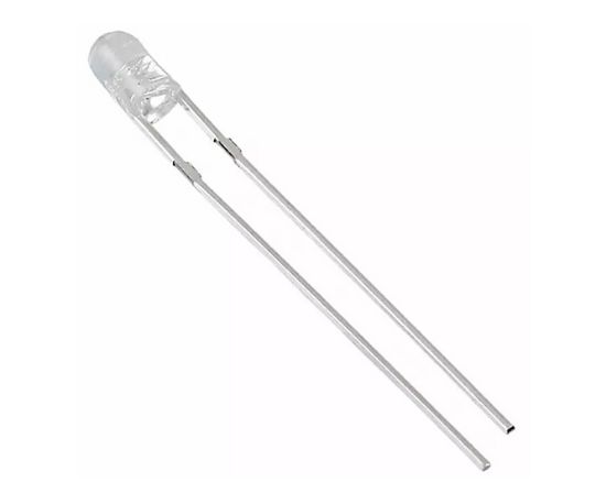 Picture of FLANGELESS 3mm LED 3mm CL-RD RND 40mcd 30-DEG - DEBULK