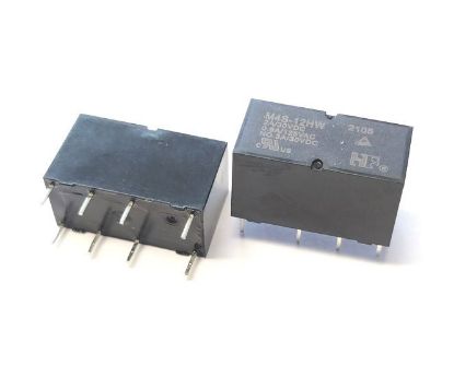 Picture of RELAY DPDT 3A 24VDC RECT 8PCB