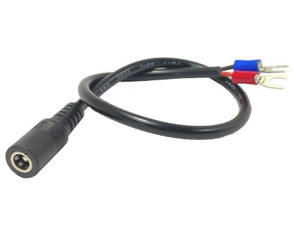 Picture of 300mm ADAPTOR LEAD DC PLUG 2.5mm - 3.2mm FORK TERM
