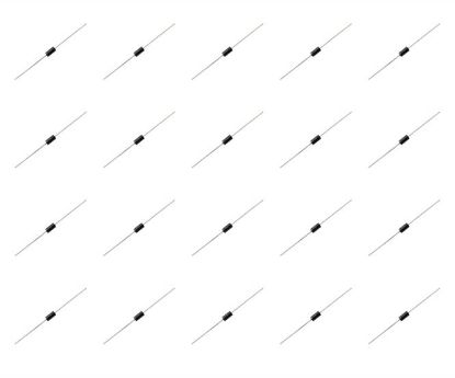 Picture of RECTIFIER DIODE AXIAL 1A 1KV - 100/BAG
