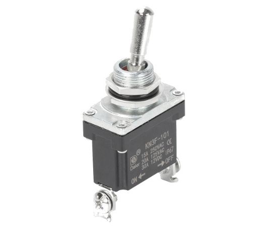 Picture of TOGGLE SWITCH SPST ON-OFF 30A 12VDC SCREW TERMINAL