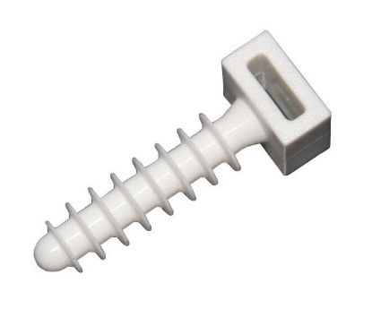 Picture of PLUG - CABLE TIE FIXING WHITE 8mm
