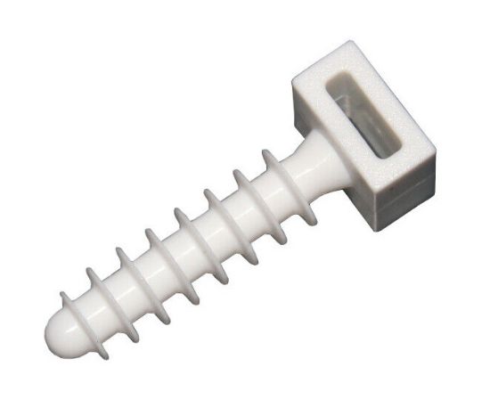 Picture of PLUG - CABLE TIE FIXING WHITE 8mm