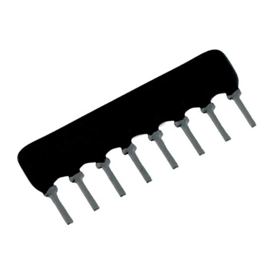 Picture of NETWORK RESISTOR SIL 08-PIN 7-RES 100E