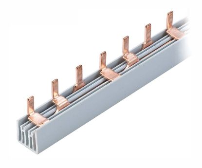 Picture of BUS BAR INSULATED FOR DIN BREAKER 3PH 100A 1M