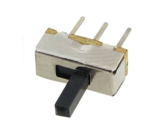 Picture of SLIDE SWITCH SPDT 11.3x5.8x9.6 PS=3.0MM