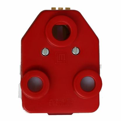 Picture of WALL SOCKET MODULE 15A RED DEDICATED (NO COVER PLATE)