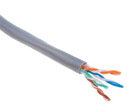 Picture of NETWORK CABLE CAT5E SOLID GREY -100M/ROLL
