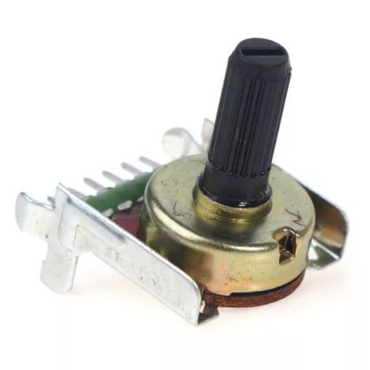 Picture of POTENTIOMETER S/T LIN DUAL 15mm 500K PCB