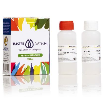 Picture of CLEAR ART CASTING RESIN EPOXY + HARDNER - 200mL - SA SALES ONLY