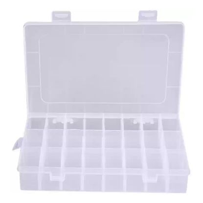 Picture of PLASTIC ENCLOSURE 24-COMPARTMENT 200x135x40mm ADJ. SECTORS