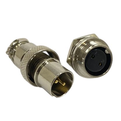 Picture of M16 2W REVERSE GENDER MIC PLUG AND SOCKET CONNECTOR