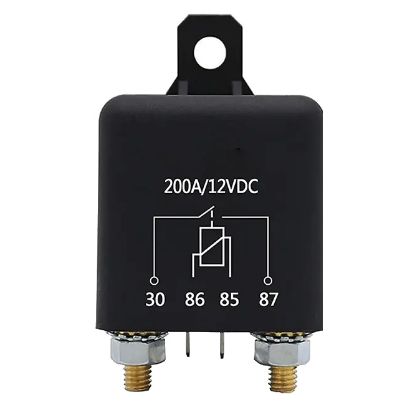 Picture of AUTOMOTIVE INDUSTRIAL RELAY SPST / N.O. 200A 12VDC 4PIN