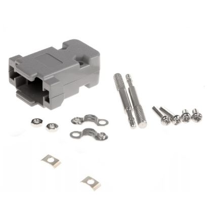 Picture of D-SUB 9W GREY COVER - STANDARD TYPE WITH LONG SCREWS