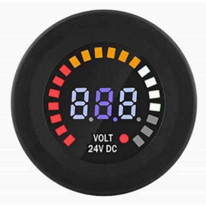 Picture of AUTOMOTIVE 24VDC BLUE GRAPHIC VOLTMETER