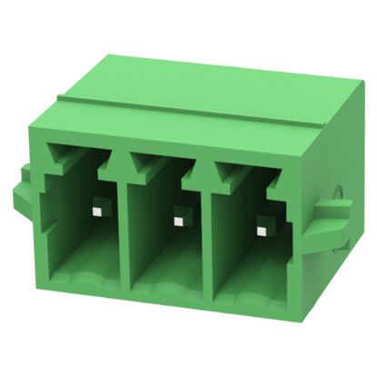Picture of PLUGGABLE TERMINAL BLOCK 3W P=3.5 GREEN