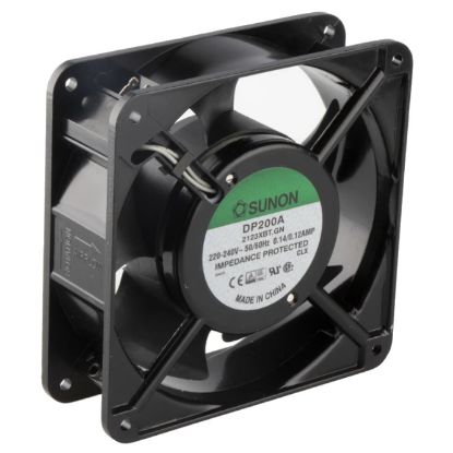 Picture of 220V AXIAL COOLING FAN 120sqx38mm 117CFM 2xBAL W/TERM.