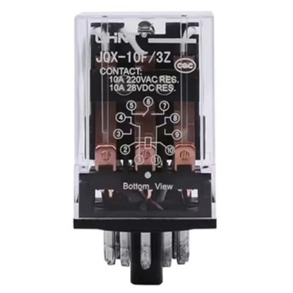 Picture of RELAY DPDT 10A 220VAC ROUND 11PIN