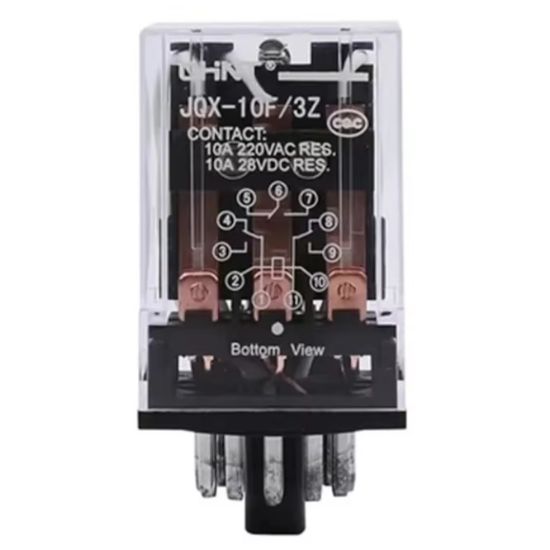 Picture of RELAY DPDT 10A 220VAC ROUND 11PIN