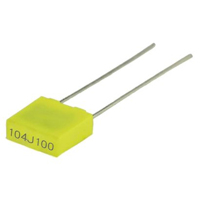 Picture of POLYESTER FILM CAPACITOR 100nF 100V P=5mm