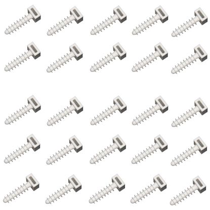 Picture of PLUG - CABLE FIXING WHITE 6mm - 100/BAG
