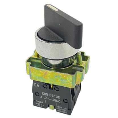 Picture of ROTARY SELECTOR SWITCH 2POS NO=L/OFF=R/ON NC(OPPOS), STAY