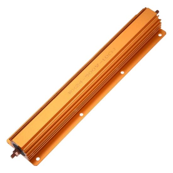 Picture of RESISTOR 500W ALUMINUM W/W 5% 10E D/SIDE 8 HOLE