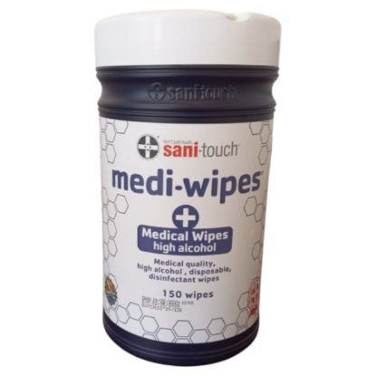 Picture of ALCOHOL WIPES CANISTER 150 SHEETS 160x160mm