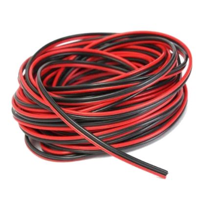 Picture of TWIN FLEX CABLE BLACK-BLACK/RED CSA=1.5mm2 - DEBULK