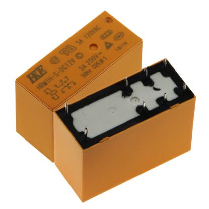 Picture of RELAY PCB MOUNT DPDT 5A 12VDC RECT 8PIN